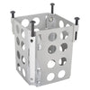 123-03004A3 Square and Rectangular ATI Clamp | 3 x 3in, 4in depth, Chromic-anodized Finish,03004A3