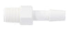 Hose to MPT Insert Fitting | 1/8in Thread, Nylon,0701-153