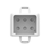 Commercial Mate-N-Lok Pin Housing | 6-Circuit,1-480276-0