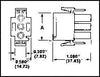 PIN/Male, 2 position, MATE-N-LOK series.,1-480698-0
