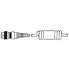 Adapter Cable | Bi-axial, Shielded Connector to MS3476W10-6P Plug (Wiring Option 10),CI1086W/10