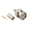 BNC RF Coaxial Connector | Straight Plug, Crimp, 50 Ω,112514