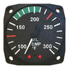 Electronic Oil Temperature Indicator | 2-1/4-inch, 100–300°F, Black & White Dial Markings,12-260300F
