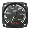Cylinder Head Temperature Indicator | 2-1/4 inch, 100–600°F, Black & White Dial Markings,12-460600F