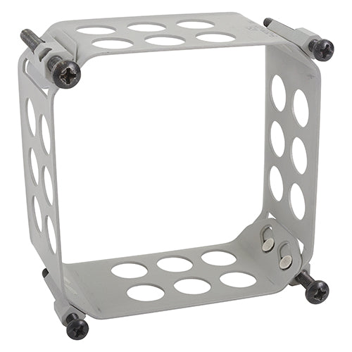 3 x 3 in, 3 in Depth, Chromic-Anodized Finish,123-3232-G