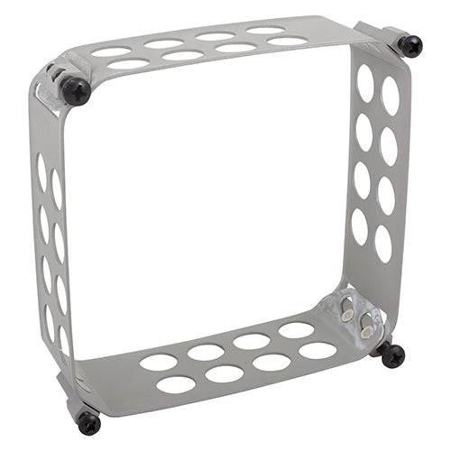 4 x 4 in, 1.5 in Depth, Chromic-Anodized Finish,123-4040-E