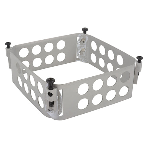 4 x 4 in, 1.5 in Depth, Chromic-Anodized Finish,123-4040-E