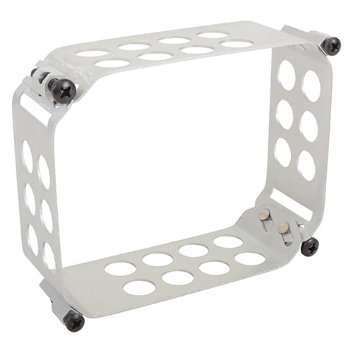 3 x 4in, 1.5in Depth, Chromic-Anodized Finish,123-6