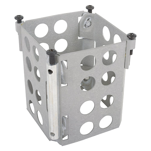 3.155 x 3.155 in, 4 in Depth, Chromic-Anodized Finish,1233232HJ