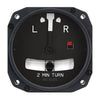 1234T100 Turn and Slip Indicator | 3-inch, 12–32 VDC, 3-pin, Black Ball, Lighted,1234T1003T
