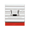 Flexible Cable Tie Mounting Base | 1.1" x 1.1", 0.21" Tie Width, White, 100 pack,151-02977