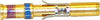 SOCKET CONNECTOR/Female, #16 socket, brass material, gold plating, MATE-N-LOK series,201568-1