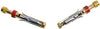 SOCKET CONNECTOR/Female, type II, crimp, brass material, gold plating, MATE-N-LOK series. For use with 24-20 gauge wire.,201580-1