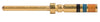 CONTACT PIN/Male, copper alloy material, gold plating, size 22. For use with 28-22 gauge wire.,204370-2