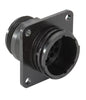 CIRCULAR CONNECTOR/16 position, panel mount, flange #1, straight angle, threaded,206036-1