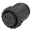 CPC PLUG ASSEMBLE SIZE-AMP CPC, Circular Power Connectors, Housing, Operating Voltage 600 VDC, Wire-to-Wire, 3 Position, Wire & Cable, Plug, Socket, Power, Black,206037-2