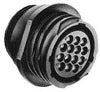 CIRCULAR CONNECTOR/4 position, female, shell size 11, free hanging mount, UL 94 V-0 flammability rating, thermoplastic material, threaded, straight angle, 5/8-24 thread size. CPC series 1.,206430-2