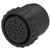 Series 4 CPC Connector Plug | Size 23 Shell, 22-Position, Free Hanging, Thermoplastic Housing, Polyamide Shell,206612-1