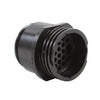 CIRCULAR CONNECTOR/22 position, male, shell size 23, free hanging mount, UL 94 V-0 flammability rating, thermoplastic material, threaded, straight angle, 1 3/8-18 thread size. CPC series 4.,206613-3