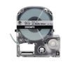 LABELWORKS PX Matte Tape | Black on Silver Matte, 3/8in x 30ft,209SMPX