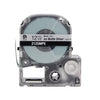 LABELWORKS PX Matte Tape | Black on Silver Matte, 1/2in x 30ft,212SMPX