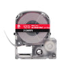 LABELWORKS PX Standard Tape | White on Red, 1/2in x 30ft,212WRPX