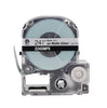 LABELWORKS PX Matte Tape | Black on Silver Matte, 1in x 30ft,224SMPX