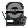 Epson LABELWORKS PX Vinyl Tape | 1 in. (24mm) X 22.9 Ft Black On White,224VTBWPX