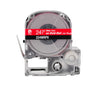LABELWORKS PX Standard Tape | White on Red, 1in x 30ft,224WRPX