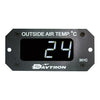 M301 Digital Outside Air Temperature Gauge | Celsius, White LED, Remote Probe,301C-WHT