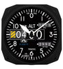 Wall Clock | Modern Altimeter Aviator Style, 10 Inch,3020-10