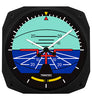 Wall Clock | Classic Artificial Horizon Aviator Style, 10 Inch,3063-10-C