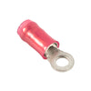 PIDG #4 Nylon Ring Terminal | 22–16 AWG, Red, 0.218""W, 0.672""L, 0.140"" Dia.,31880