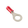 PIDG #1/4 Nylon Ring Terminal | 22 – 16 AWG, Red, 0.469""W, 1.078""L, 0.140"" Dia.,31894