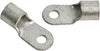 RING TERMINAL/6.35 mm stud/tab size, crimp, female, not insulated, tin plating, copper material, 9.39 mm maximum bundle diameter. 320 series. For use with 2 gauge wire.,320383