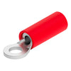 PIDG #4 Nylon Ring Terminal | 22 – 18 AWG, Red, 0.218""W, 0.672""L, 0.125"" Dia.,320553