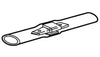 FASTON SPLICE/6.35 mm stud, tab size, female, insulated, tin plating, brass material, vinyl insulation, straight angle. For use with 22-10 gauge wire.,321235