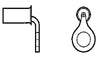RING TERMINAL/7.94 mm stud/tab size, not insulated, copper material, 16.13 mm maximum bundle diameter. For use with 4/0 gauge wire.,321272