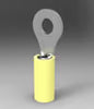 PIDG #6 Nylon Ring Terminal | 26 – 22 AWG, Yellow,323915