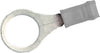 RING TERMINAL/#10 stud/tab size, female, insulated, tin plating, copper material, nylon insulation, 300 VAC. For use with 24-20 gauge wire.,323990