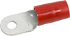 RING TERMINAL/6.35 mm stud/tab size, female, insulated, red, tin plating, copper material, nylon insulation. 324 series. For use with 2 gauge wire.,324053
