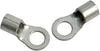 RING TERMINAL/9.53 mm stud/tab size, female, not insulated, tin plating, copper material, 7.52 mm maximum bundle diameter. For use with 4 gauge wire.,33471