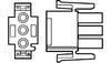 CONNECTOR/3 position, male, crimp, polyamid (PA) housing material, 600 V, 19 A. Mate-N-Lok series.,350766-1