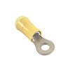 PIDG #8 Nylon Ring Terminal | 12 – 10 AWG, Yellow,35108