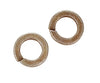 LOCKWASHER/Helical split, Steel, Cadmium plated, #4,3533840
