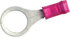 PIDG #6 Nylon Ring Terminal | 22-16 AWG, Red, 0.218""W, 0.672""L, 0.140"" Dia.,36150