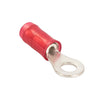 PIDG #6 Nylon Ring Terminal | 22–16 AWG, Red, 0.281" W, 0.797" L, 0.125" Dia.,36151