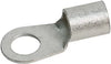 RING TERMINAL/12.7 mm stud/tab size, female, not insulated, tin plating, copper material, 11.28 mm maximum bundle diameter, straight angle. For use with 1/0 gauge wire.,36919