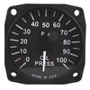 Electronic Oil Pressure Indicator | 2-1/4 in, 0–100 PSI, Black & White Dial Markings,4-260-100A