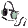David Clark Series 6700 Radio-Direct Headset | Coil Cord, M-77 Electret, Over-Molded Boom,40416G-51